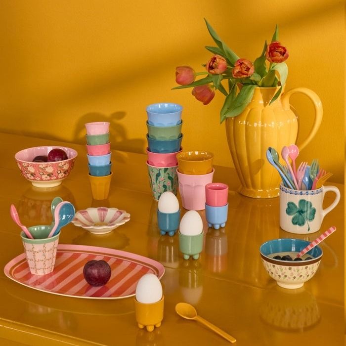 Melamine Bowl with Alison Flower Print - Medium - 700 ml