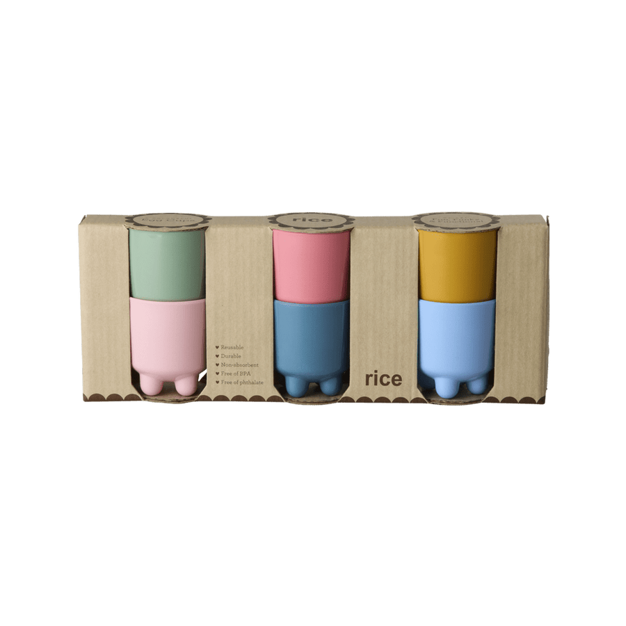Melamine Egg Cups in All You Need is Love and… Colors - 6 pack