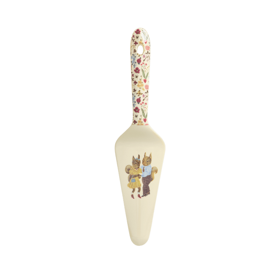 Melamine Cake Server with Nathalie Lété Print