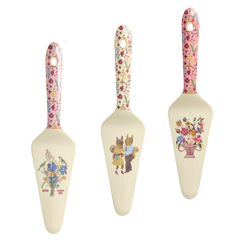 Melamine Cake Server with Nathalie Lété Print