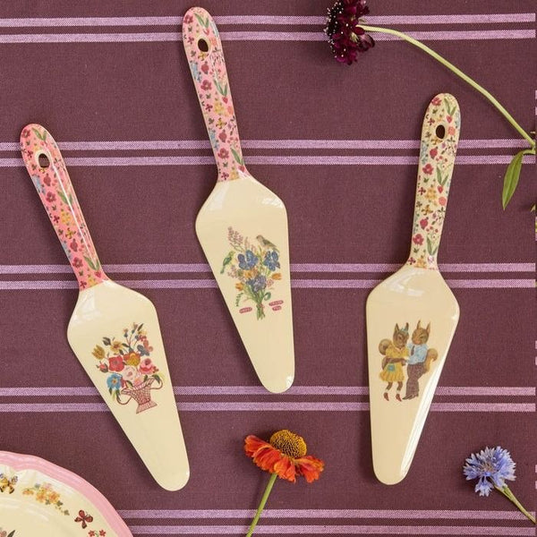 Melamine Cake Server with Nathalie Lété Print
