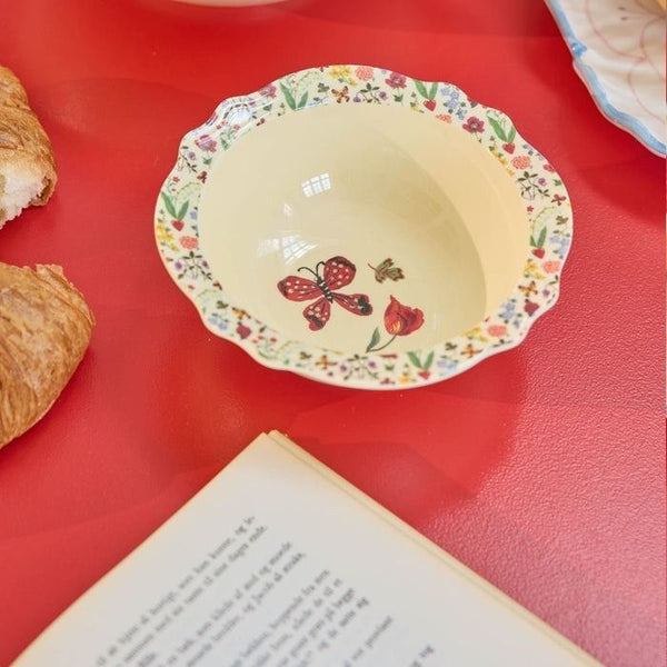 Melamine Vintage Bowl with Nathalie Lété Print - Small - 250 ml