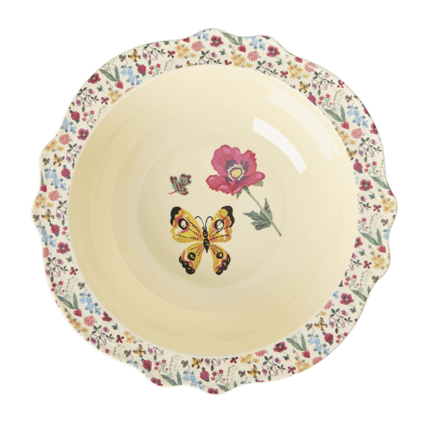 Melamine Vintage Bowl with Nathalie Lété  Print - Large -750 ml