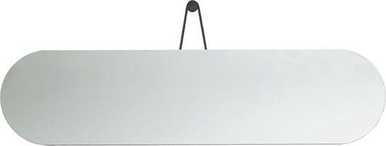 Wall mirror A-Wall Mirror 120x30 Black