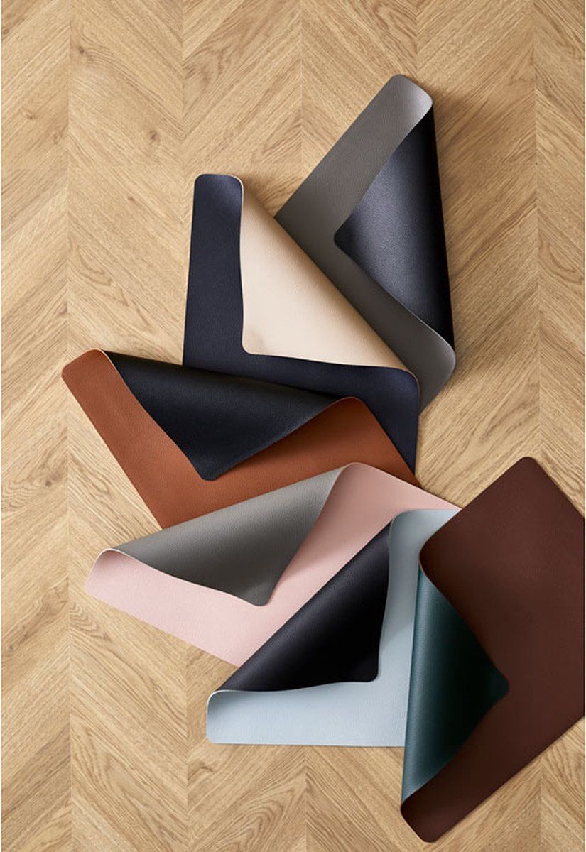 Placemat 46x33 4 pcs Black/Grey
