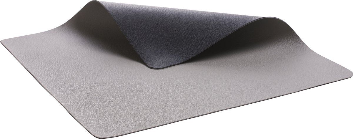 Placemat 46x33 4 pcs Black/Grey