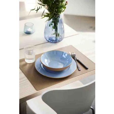Placemat 46 x 33 cm 4 pcs Wood/Titanium