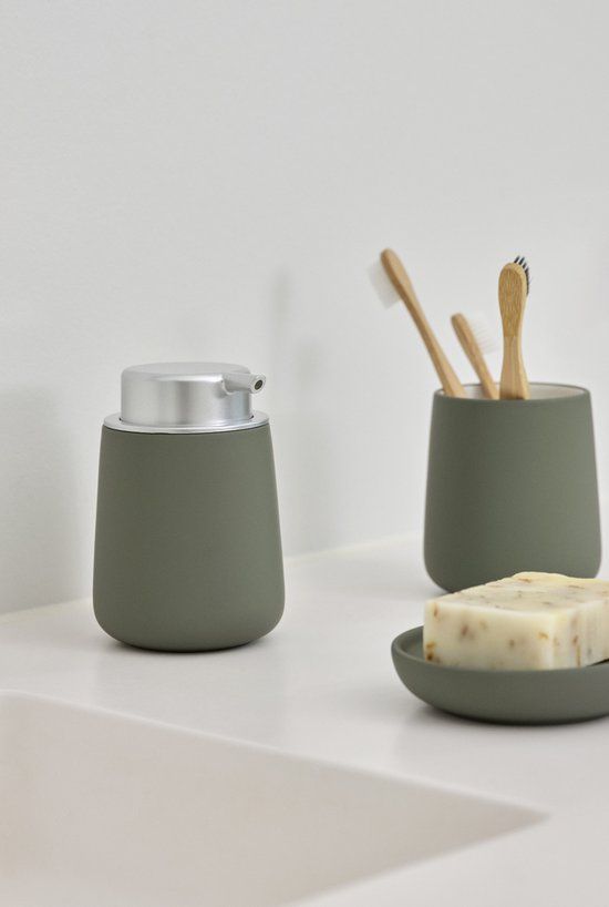 Soap dispenser Nova Olive green