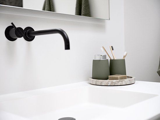 Toothbrush Mug Nova Olive green