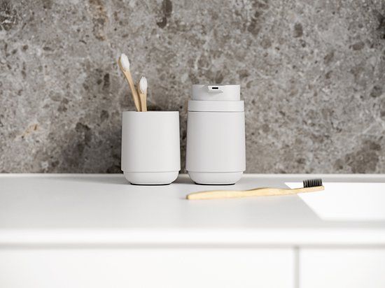 Soap dispenser Time Soft Grey