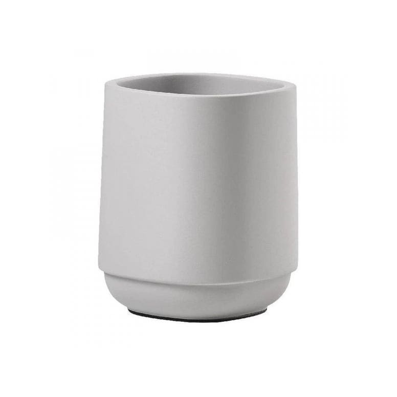 Toothbrush Mug Time Soft Grey