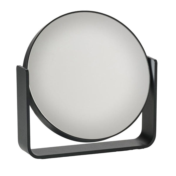 Table Mirror w. 5x magnification Ume Black
