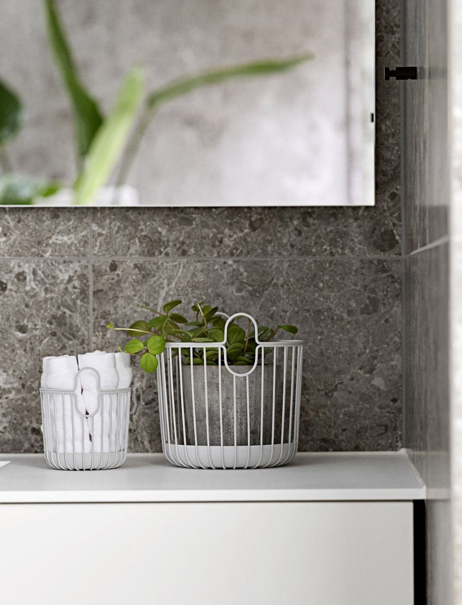 Basket Inu 10.5 x 13.5 cm Soft Grey
