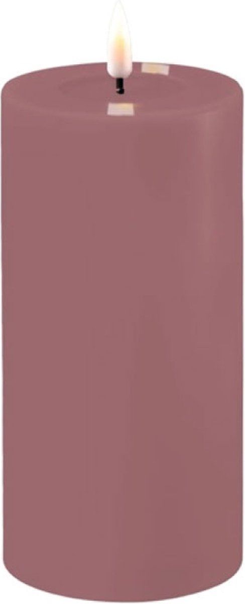 Light purple led candle d 75 * 15 cm