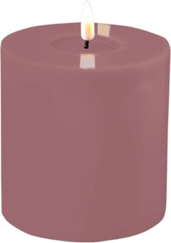 Light purple led candle d 10 * 10 cm