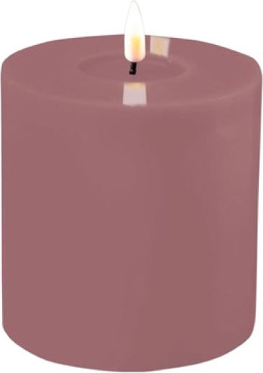 Light purple led candle d 10 * 10 cm