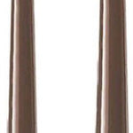 LED dinerkaars glanzend 2,2x28 cm mokka (set van 2)