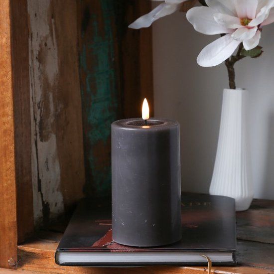 Mocca led candle d 75 * 15 cm