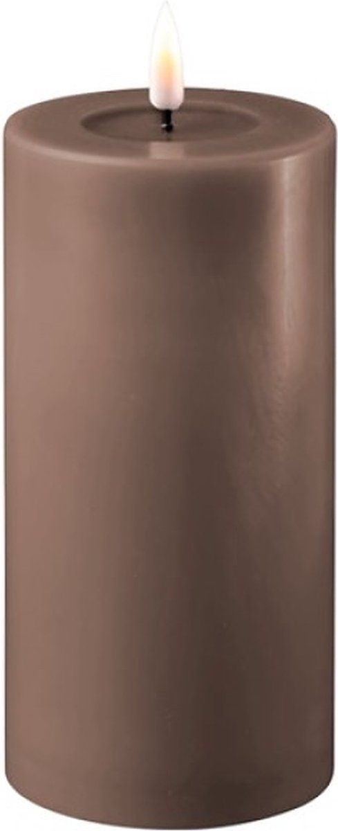 Mocca led candle d 75 * 15 cm