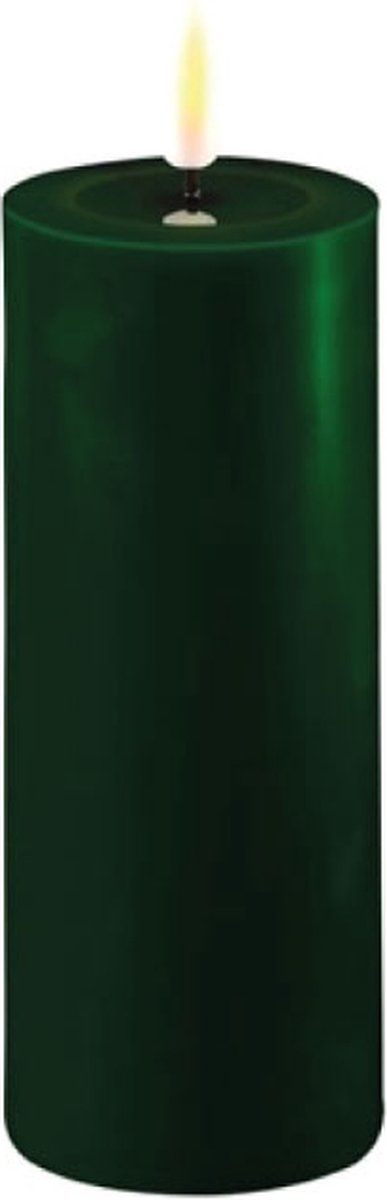 Dark green led candle d 5 * 125 cm