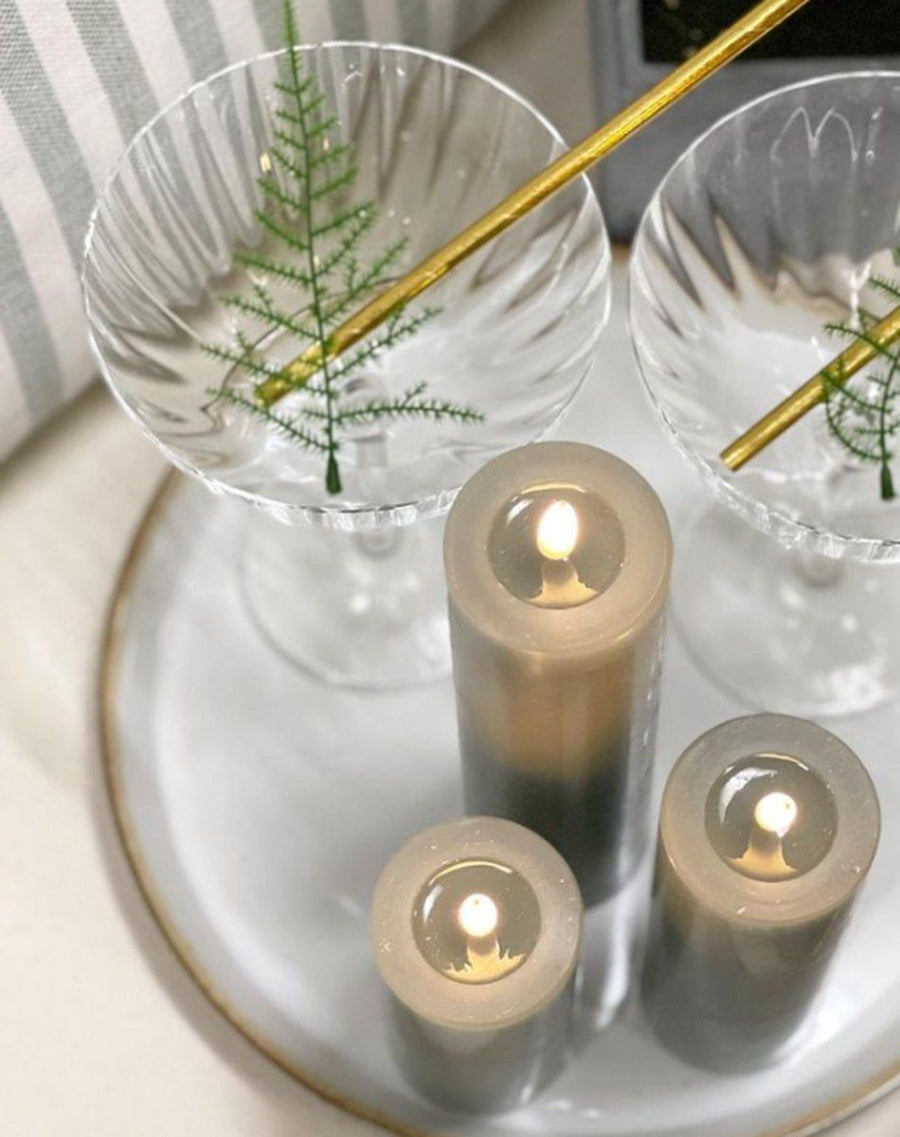 Sand led candle 10 * 10 cm