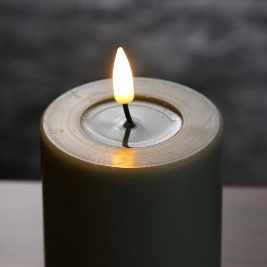 Salvie green led candle 10 * 10 cm