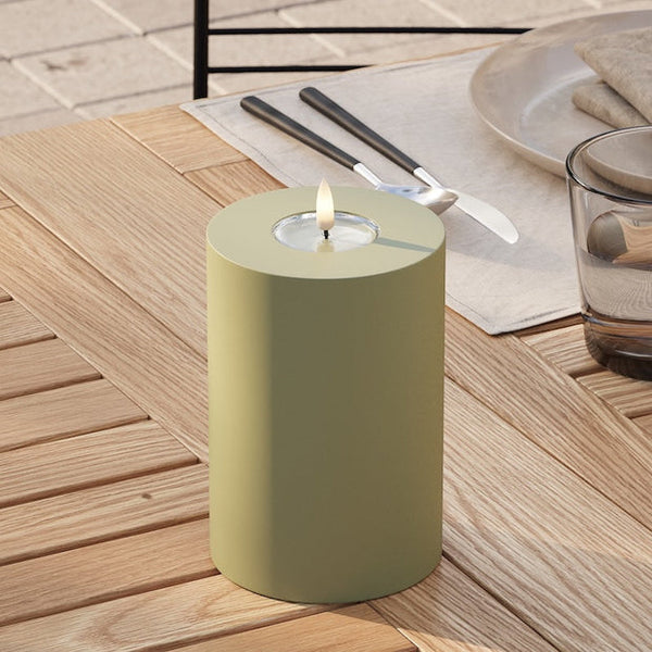 LED stompkaars outdoor 10x15 cm olijfgroen