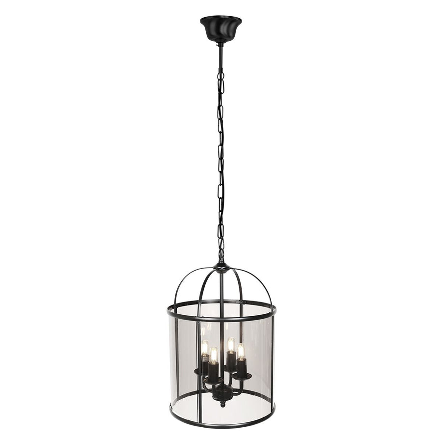 Hanglamp Pimpernel 5972ZW Zwart Ø25 4 x een E14 fitting