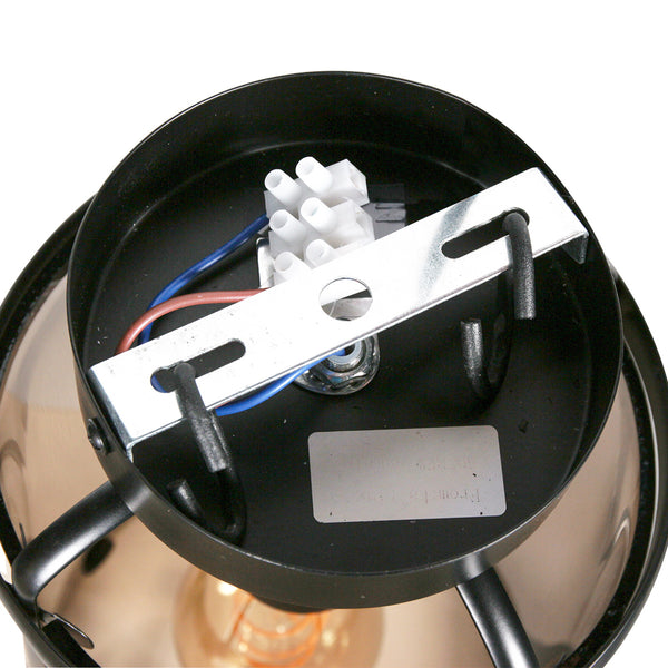 Plafondlamp Pimpernel 5973ZW Zwart Ø16 E27 fitting