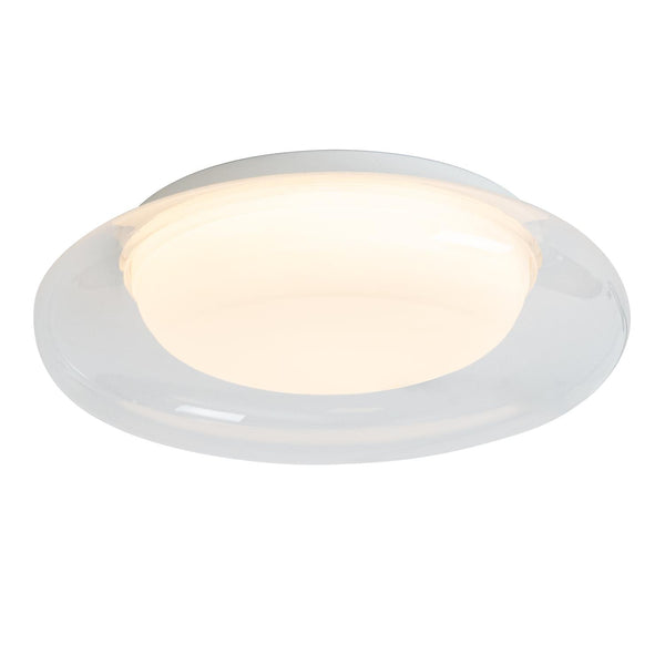 Lucide SKETES dimbare LED-plafondlamp Ø 35,2 cm, 18 W, 2700–5000 K, transparant