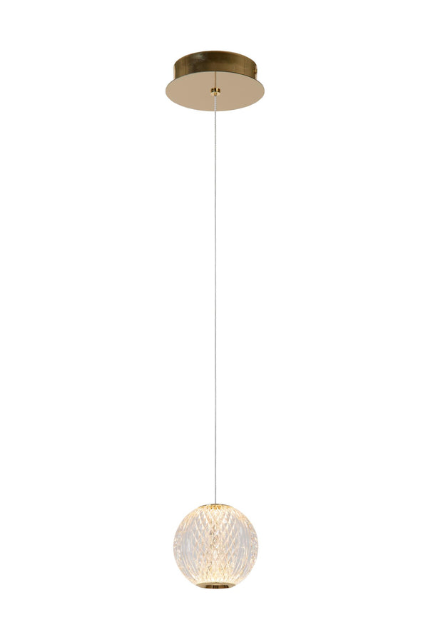 Lucide CINTRA LED-hanglamp Ø 14 cm, 5,7 W, transparant