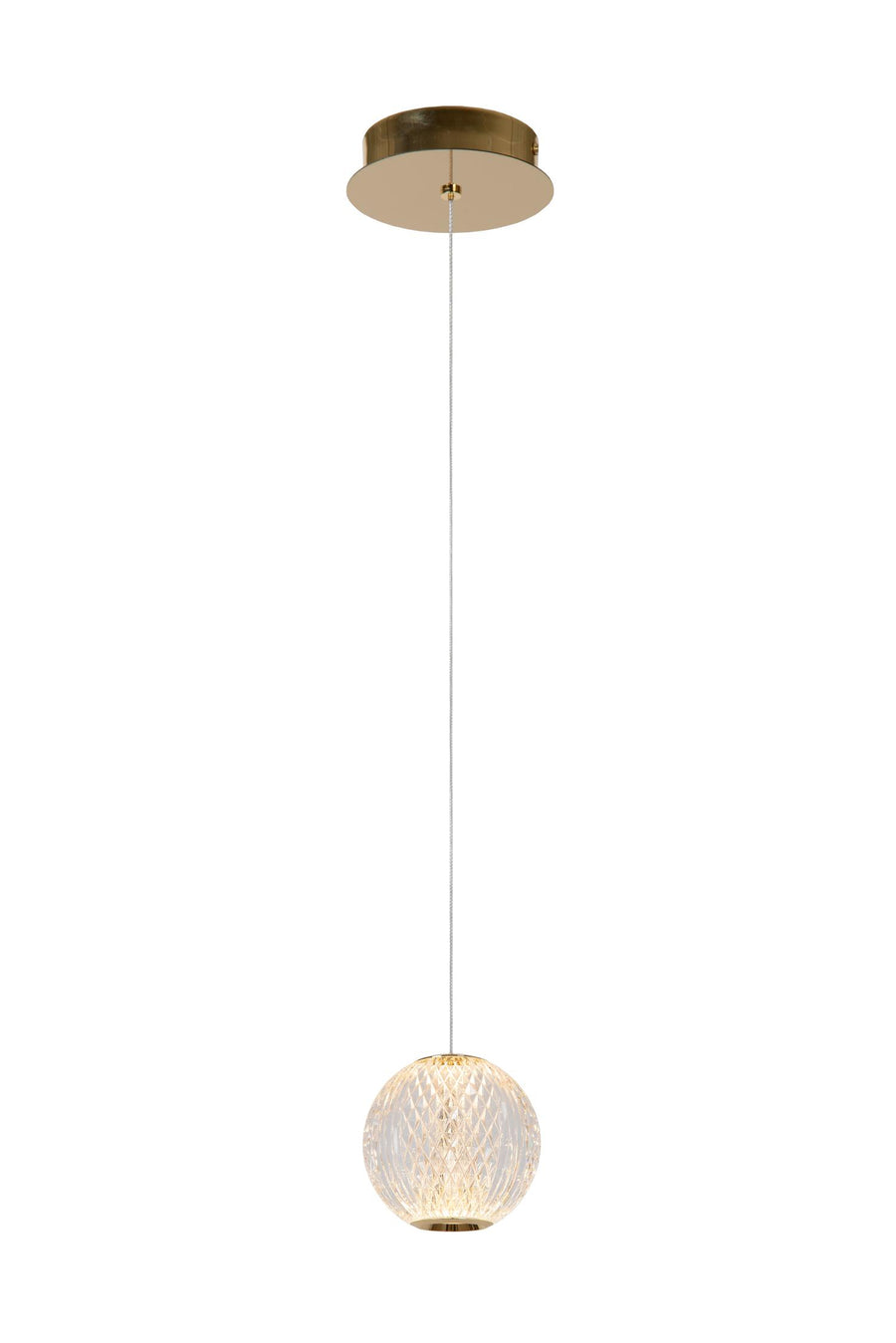Lucide CINTRA LED-hanglamp Ø 14 cm, 5,7 W, transparant