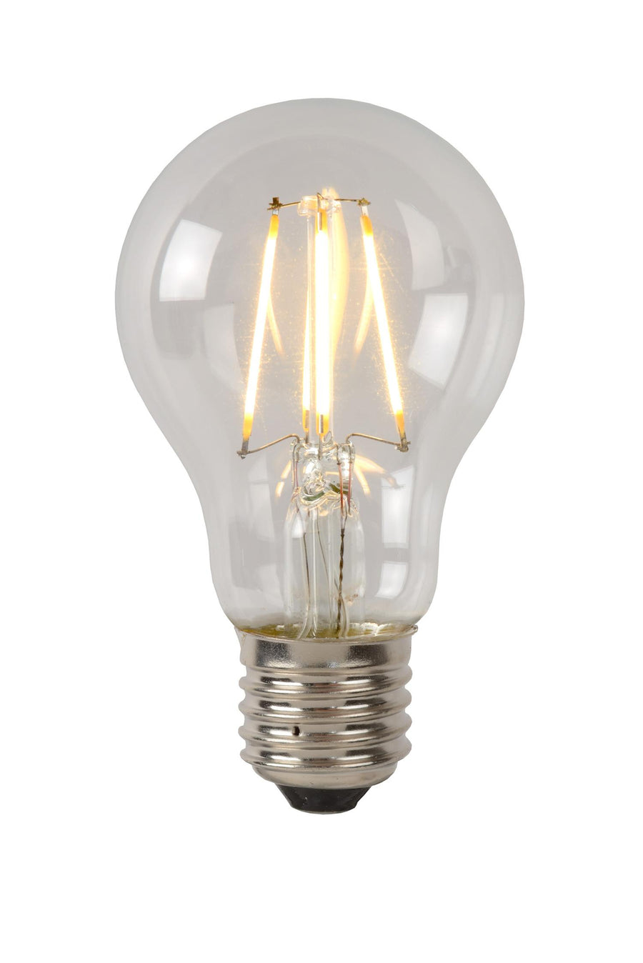 Lucide A60 Klasse B dimbare LED-filamentlamp E27 Ø 6,4 cm, 7 W, 2700 K, transparant