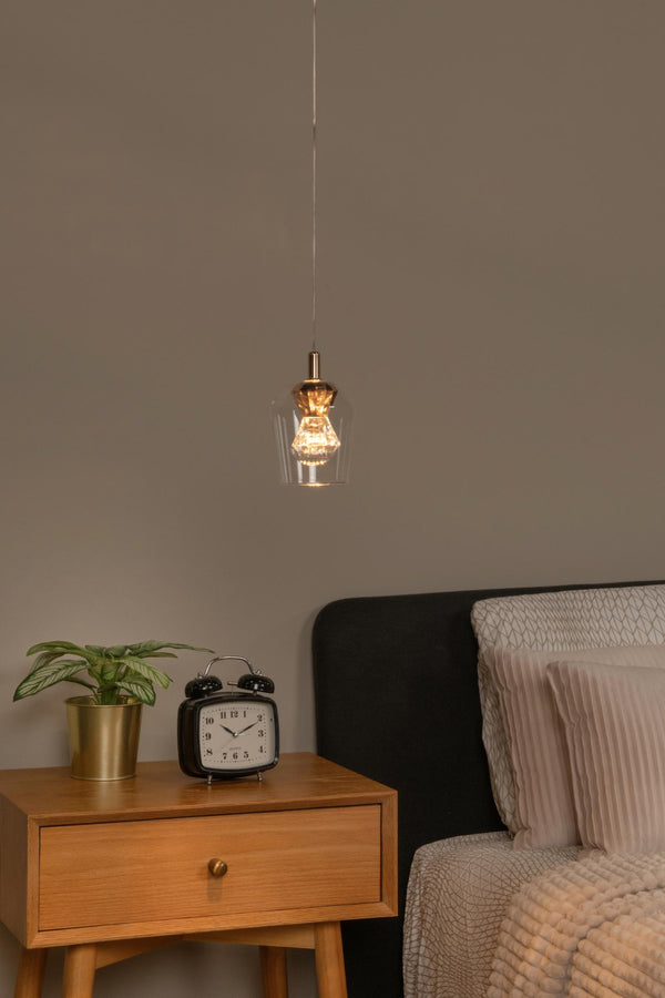 Lucide BERLIANE dimbare LED-hanglamp Ø 12 cm, 4 W, transparant