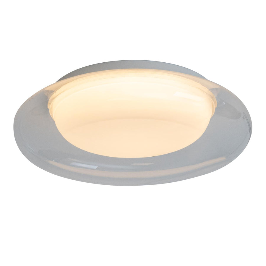 Lucide SKETES dimbare LED-plafondlamp Ø 35,2 cm, 18 W, 2700–5000 K, transparant