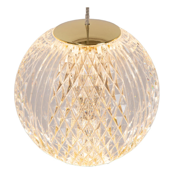 Lucide CINTRA LED-hanglamp Ø 14 cm, 5,7 W, transparant