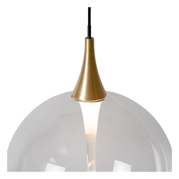 Lucide GISELA dimbare LED-hanglamp 8 × 3,9 W, transparant