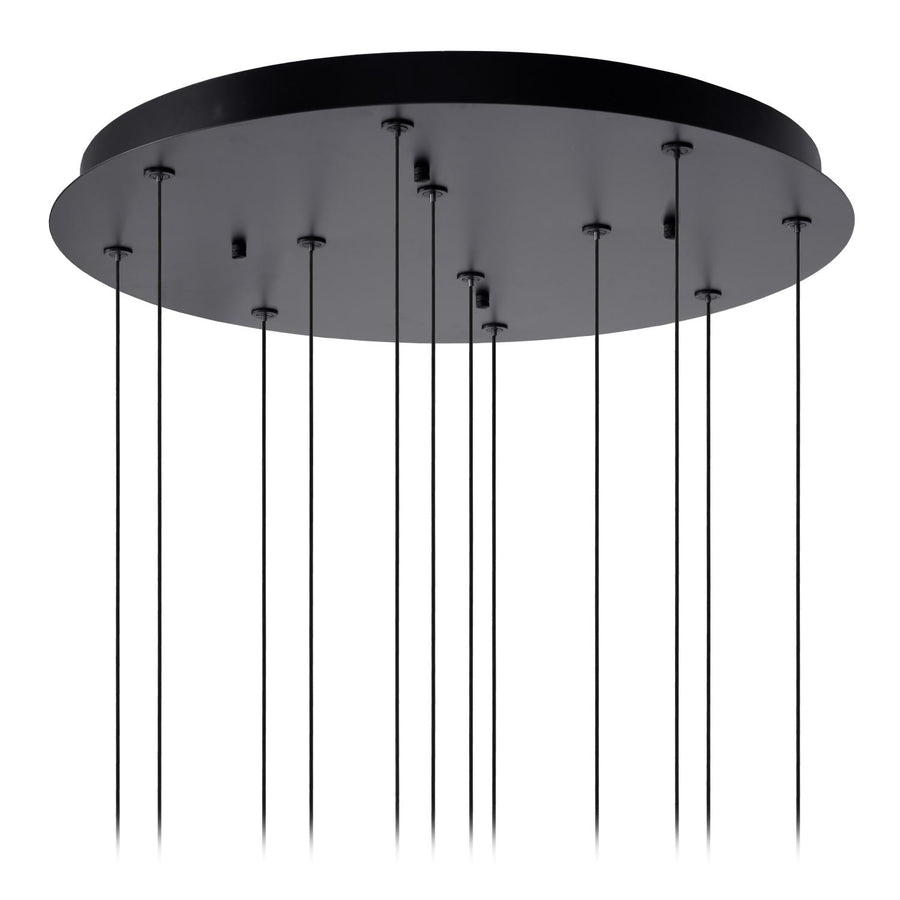 Lucide GISELA dimbare LED-hanglamp Ø 61 cm, 12 × 3,5 W, transparant