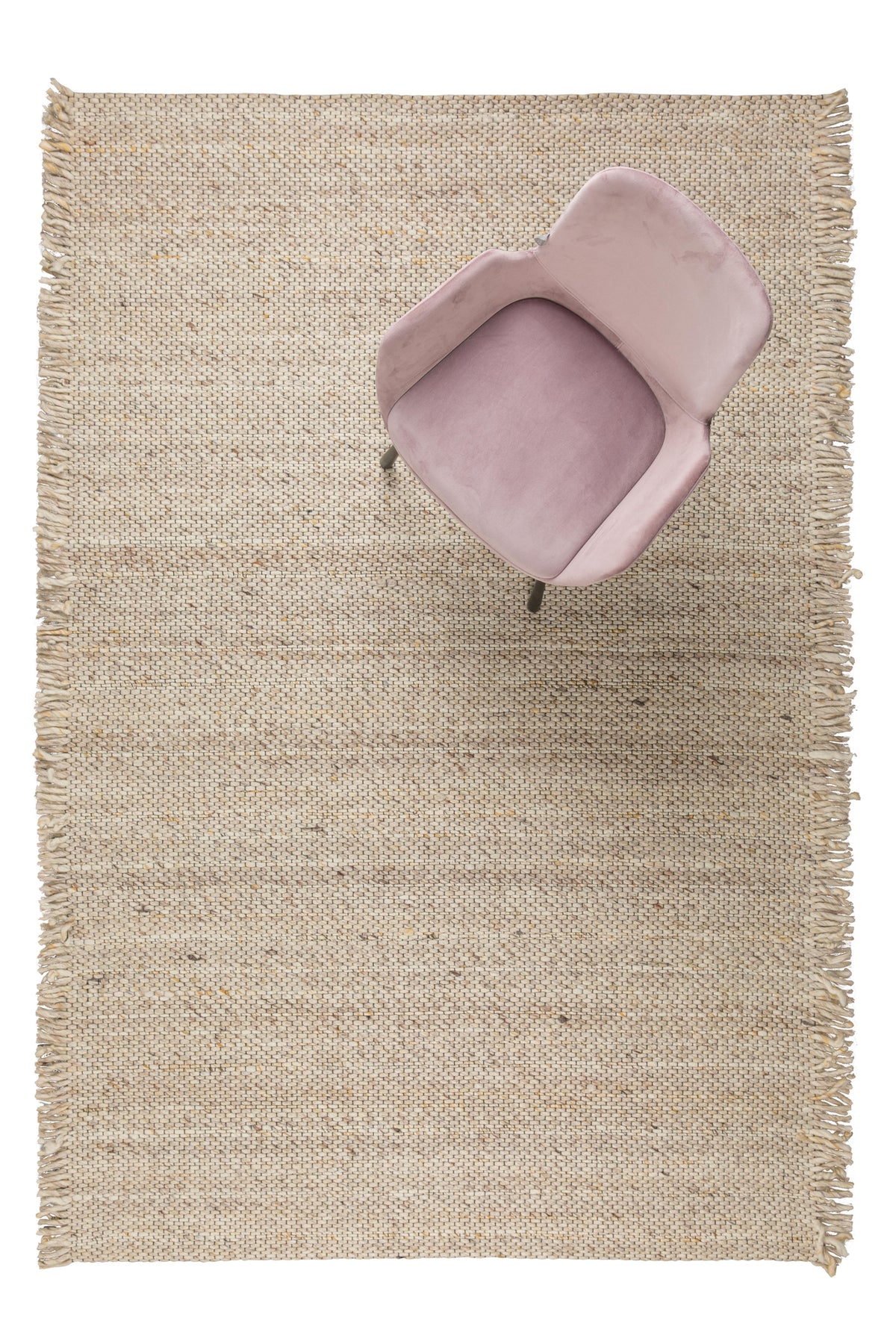 Vloerkleed Frills 170x240 Beige/Geel