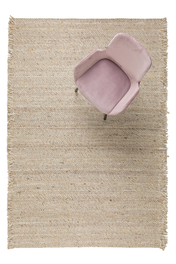 Vloerkleed Frills 170x240 Beige/Geel