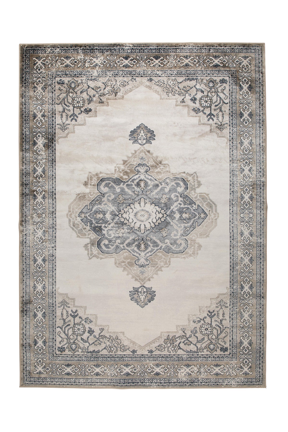 Vloerkleed Mahal Grijs/Liver 200x300
