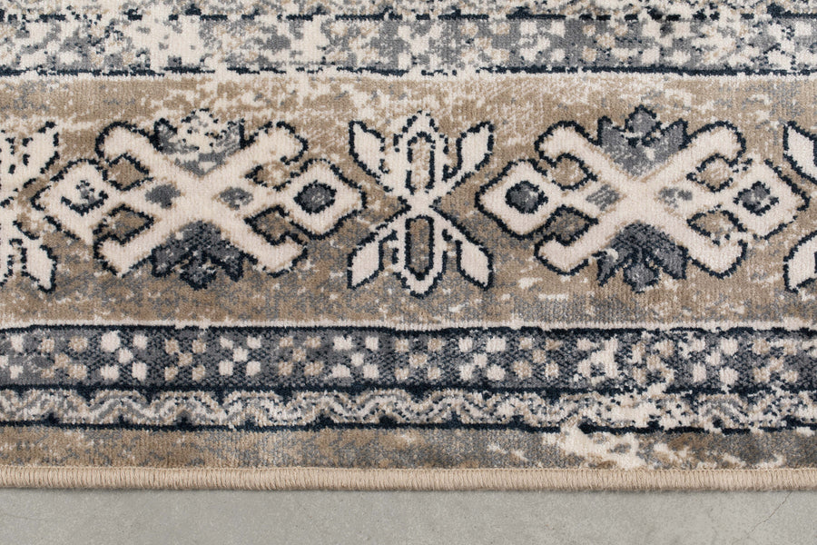 Vloerkleed Mahal Grijs/Liver 200x300