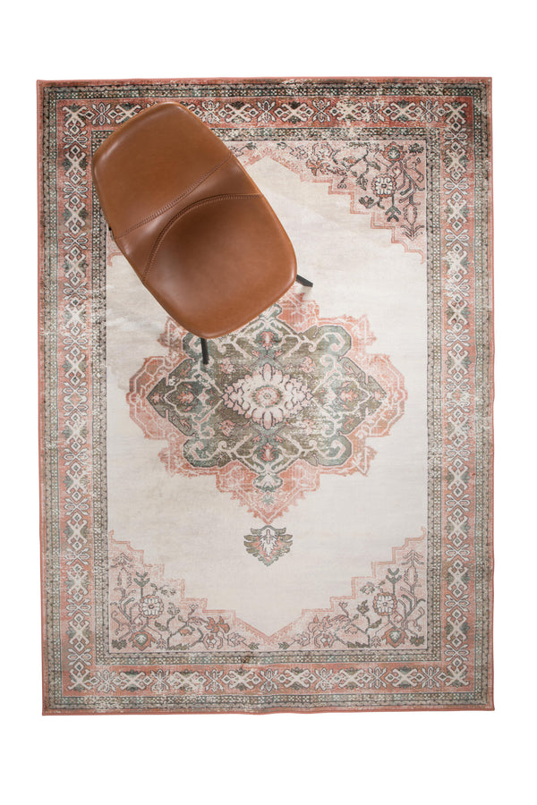 Vloerkleed Mahal Roze/Olive 170x240