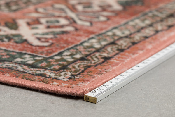 Vloerkleed Mahal Roze/Olive 200x300