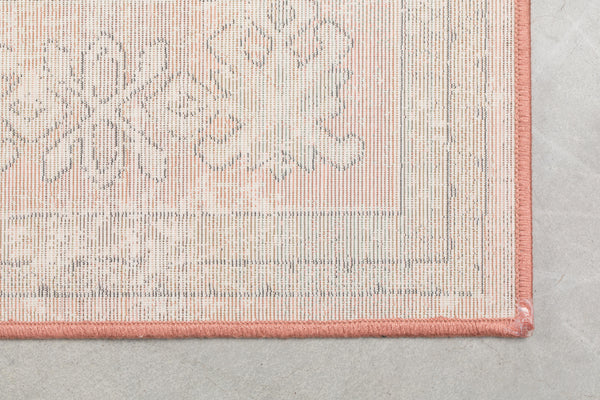 Vloerkleed Mahal Roze/Olive 200x300