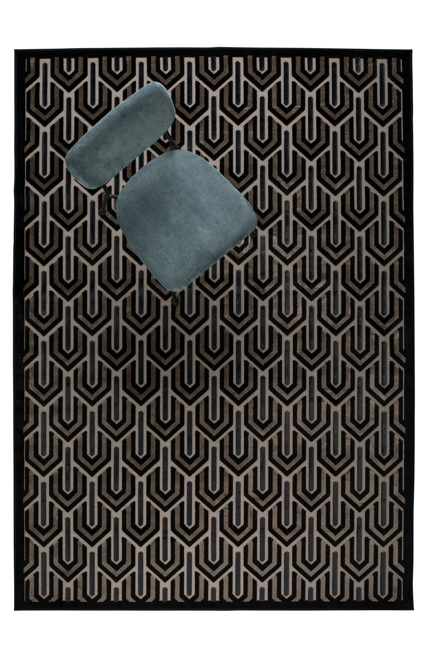 Vloerkleed Beverly 170x240 Zwart