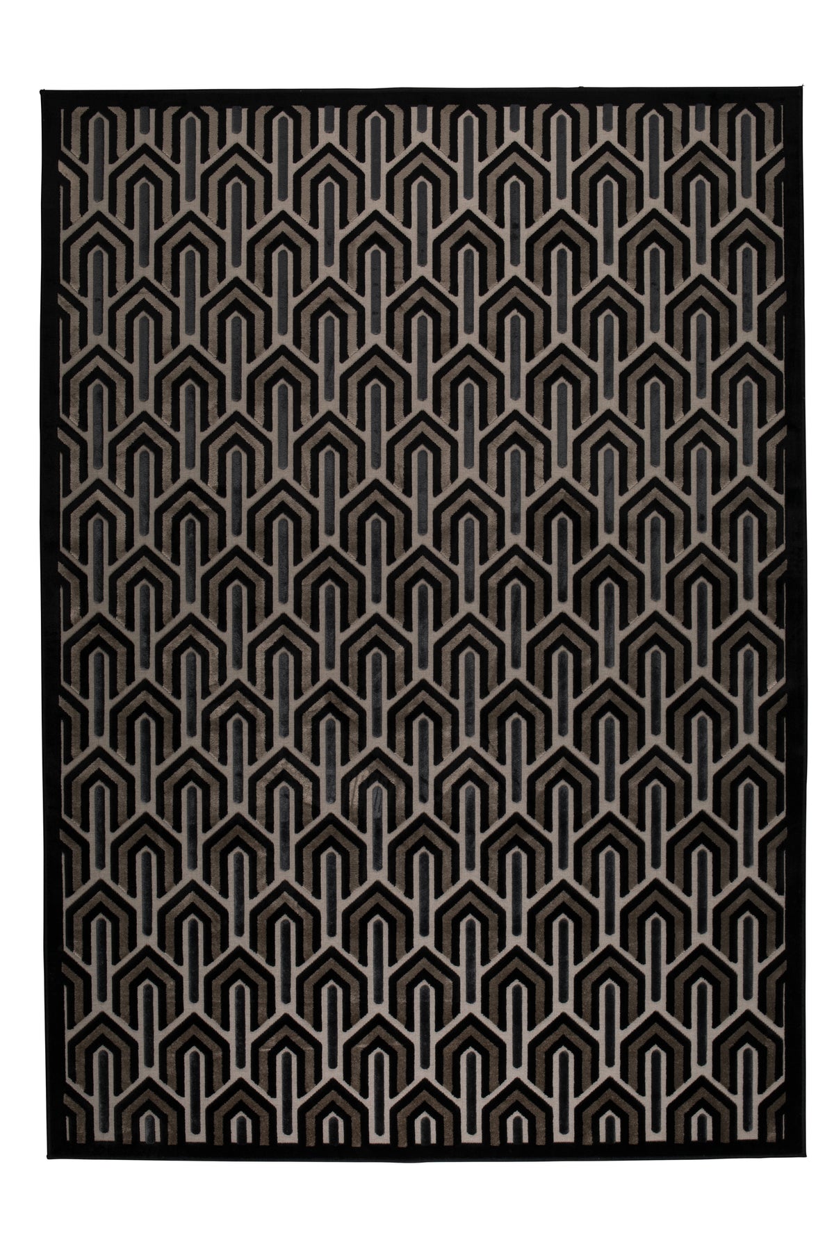 Vloerkleed Beverly 200x300 Zwart