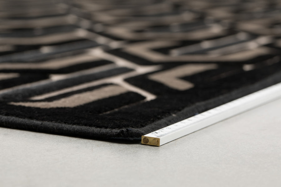 Vloerkleed Beverly 200x300 Zwart