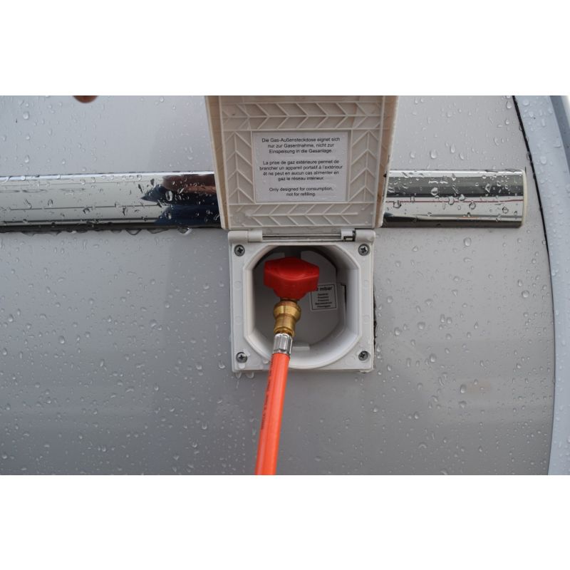 Gasslang met quick release 500 cm