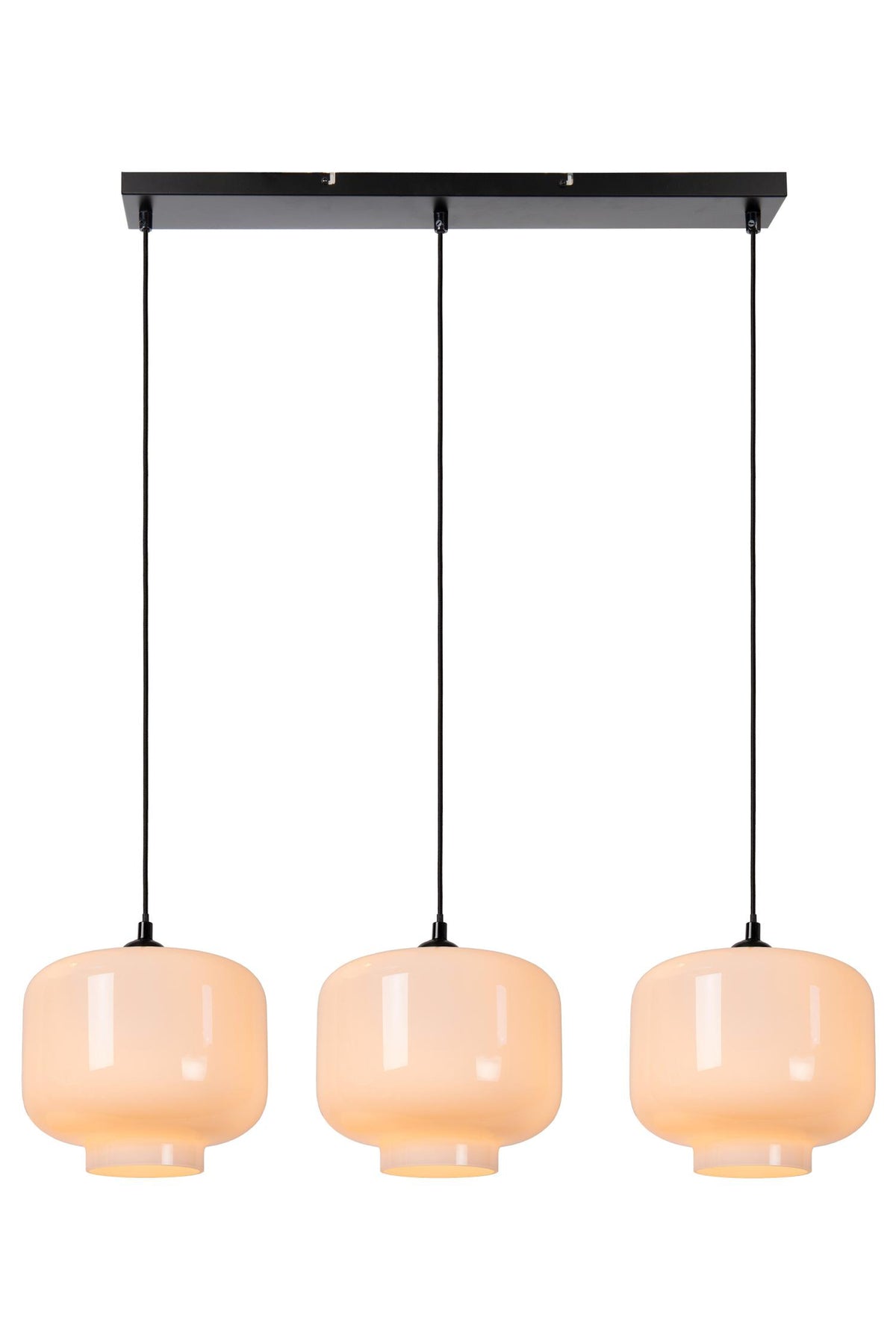Lucide MEDINE hanglamp 3 × E27, opaal